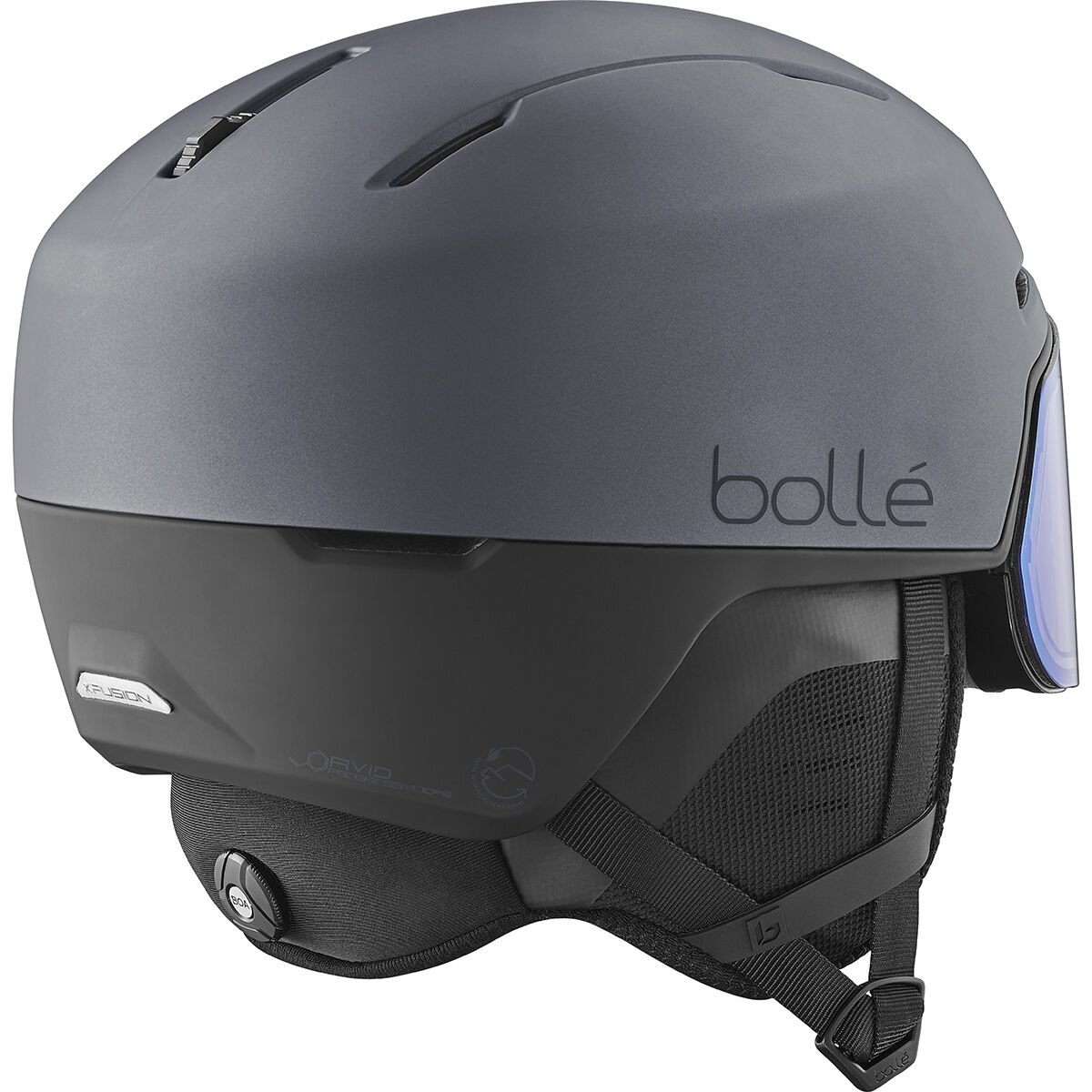 X-FUSION MIPS, Titanium Black matte-Photochromic Blue Cat 1 to 3, hi-res image number null